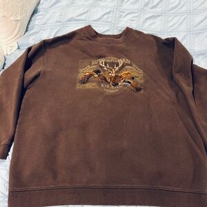 🤎Vintage Croft And Barrow Outdoorsman Club Rertreat Sweatshirt Crewneck XL